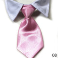 Pet Bow Tie Collar Tuxedo - Formal Necktie for Dogs & Cats, Small & Medium (32cm/12.6in, 40cm/15.75in) - 12 Colors