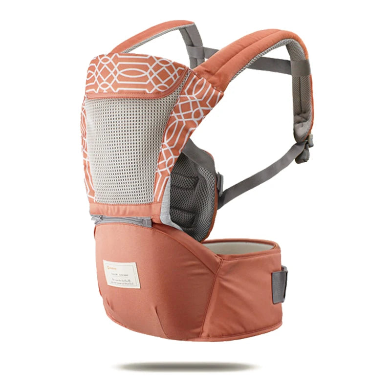 Ergonomic Baby Carrier Hipseat Sling 0-36 Months Front, Back & Side Carry Travel Wrap