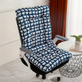 Ergonomic Memory Support Seat Cushion with Integrated Backrest and Lumbar Support for Office, Home & Car