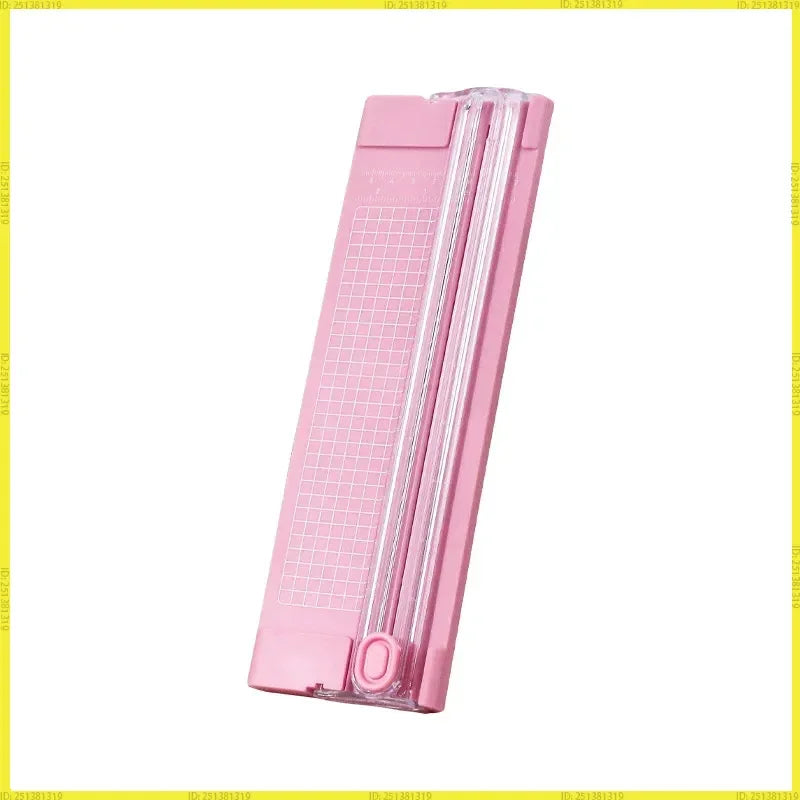 Mini Portable A4 Paper Trimmer – Manual Plastic Photo & Craft Cutter for Office and DIY