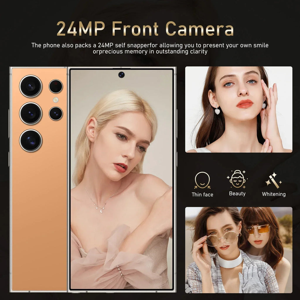 Android Smartphone 6.8-inch (17.3 cm) 8GB RAM 256GB ROM Dual SIM 48MP+24MP Cameras 6000mAh Battery Google Play