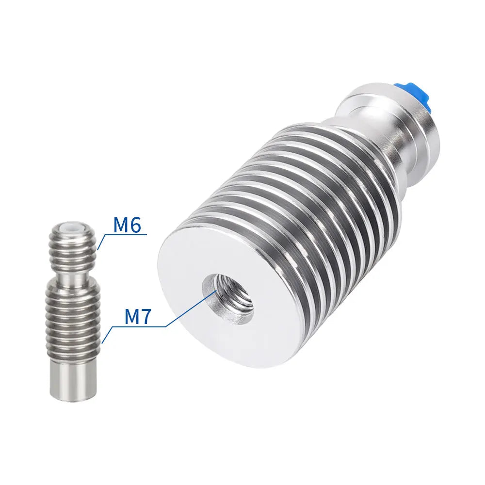 All-Metal 3D Printer Hotend with Bimetal Heatbreak and Remote Heatsink, 1.75mm Filament Compatible