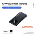 120W 50,000mAh Fast Charging Portable Power Bank with USB-C PD – High Capacity Battery Charger for Smartphones