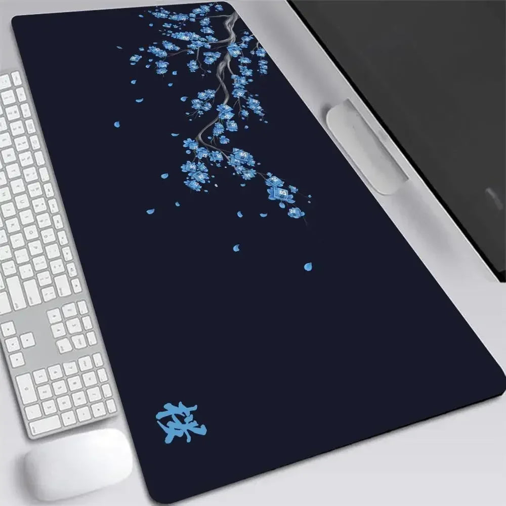 Sakura Cherry Blossom XXL Gaming Desk Mat, Large Non-Slip Mouse Pad for Keyboard & Laptop