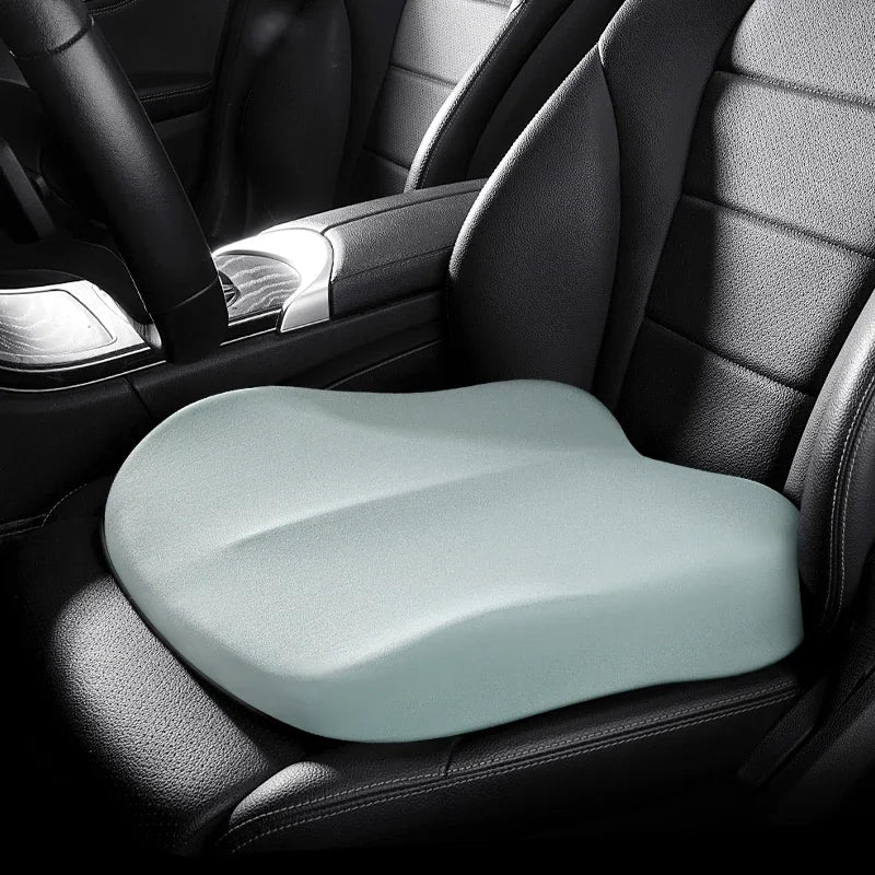 Universal Breathable Car Booster Seat Cushion - Portable Height Boost Mat for Improved Visibility and Fatigue Relief