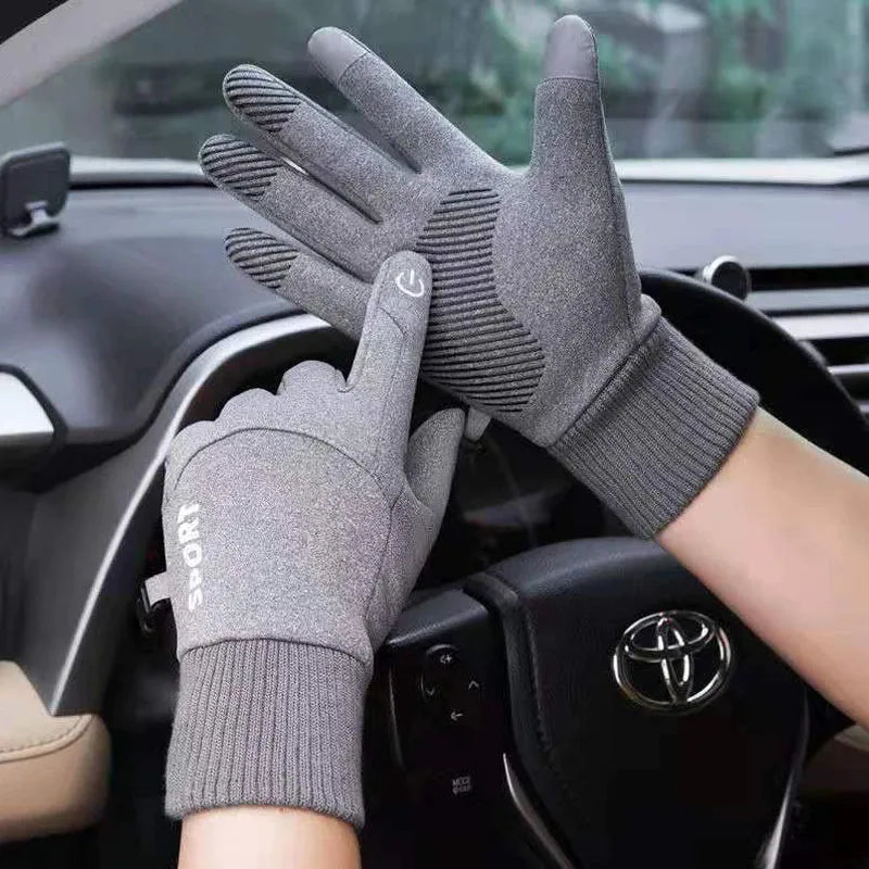 Women’s Waterproof Winter Cycling Gloves - Fleece Lined Full-Finger Touchscreen Gloves for Running, Motorcycle, Skiing