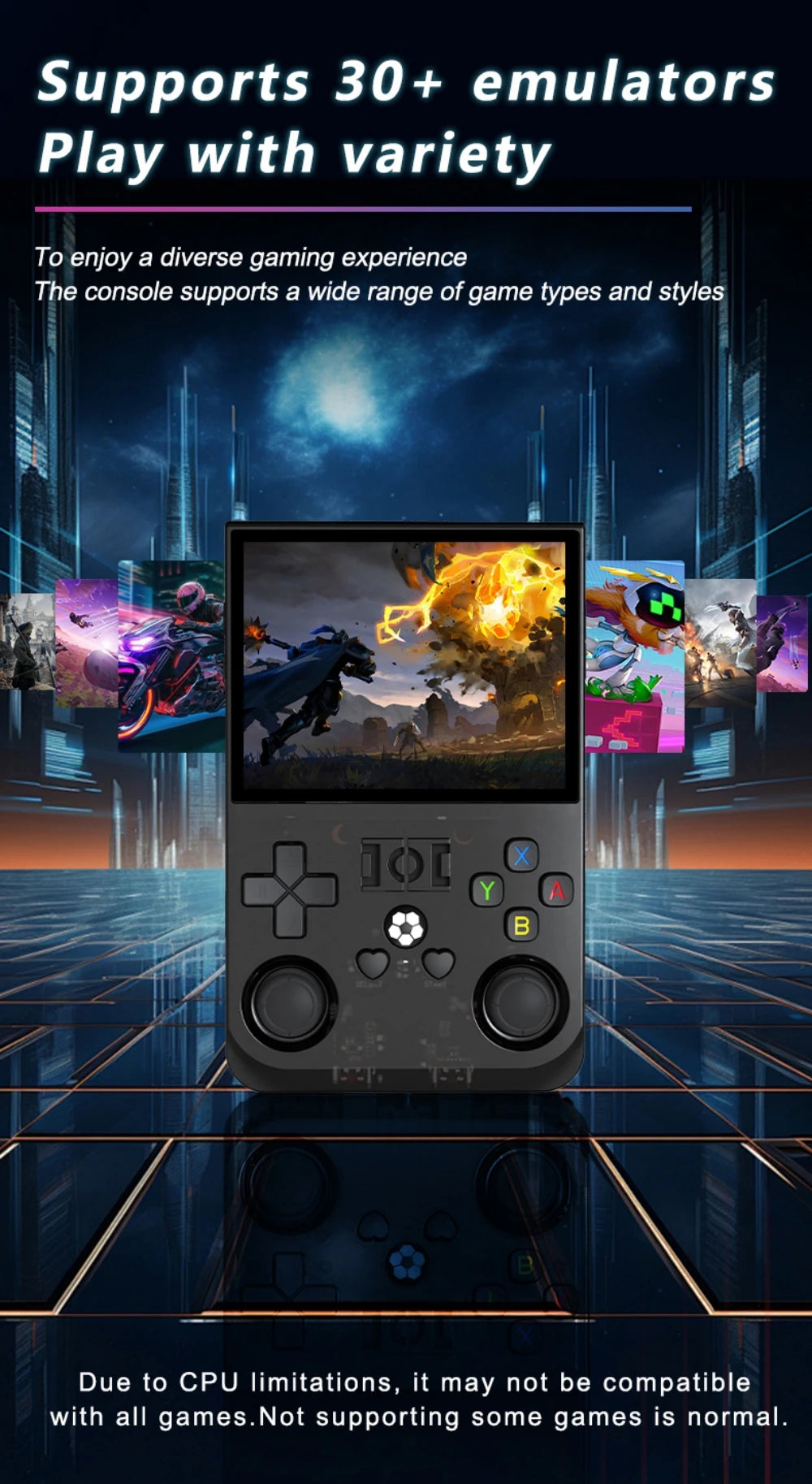 Open Source Retro Handheld Game Console Linux 3.5-Inch (8.9 cm) IPS Screen 128GB Portable Pocket Player Preloaded 22,000 Games