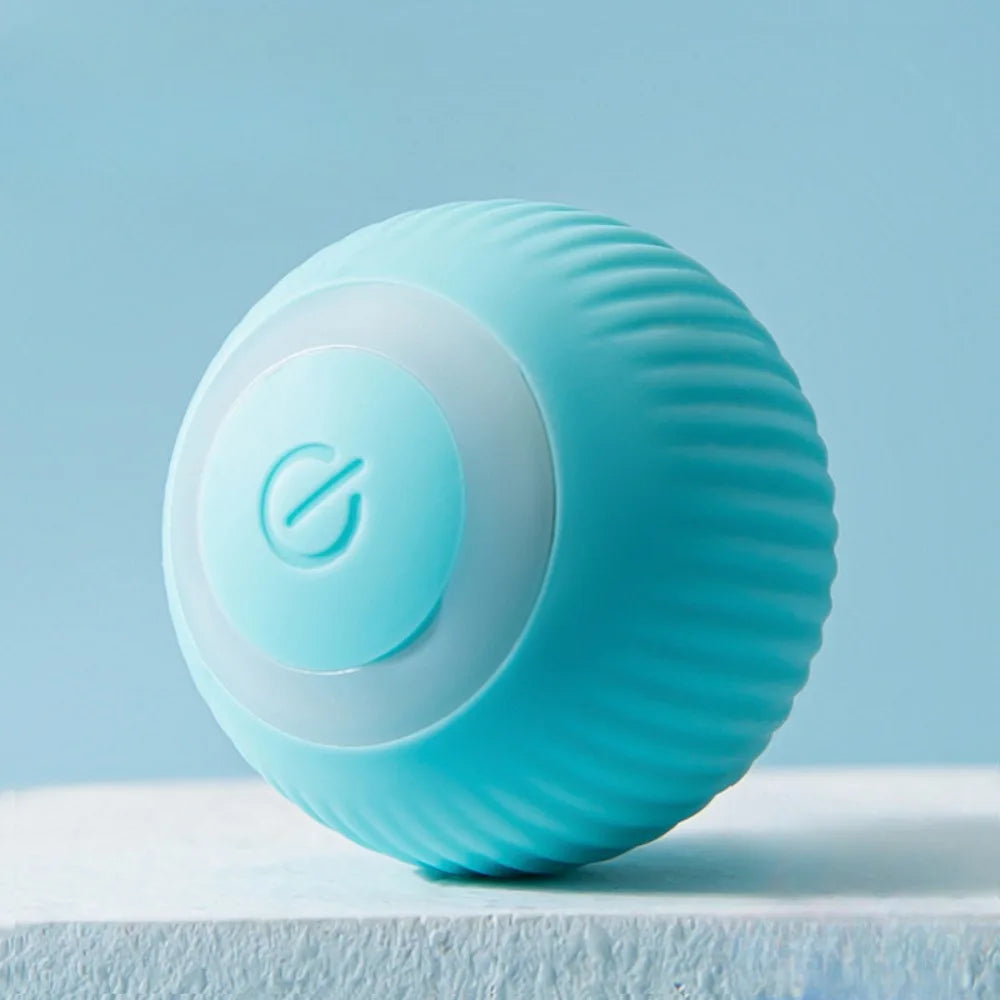 Interactive Smart Cat Ball Toy Automatic Rolling Electronic Indoor Pet Toy with USB-C Charger (1.7 in / 4.3 cm)