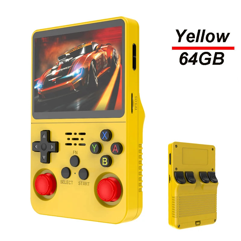 Retro Handheld Game Console 3.5-inch (8.9 cm) IPS Screen Portable Pocket Gaming Player 64GB/128GB Preloaded 15,000+ Games