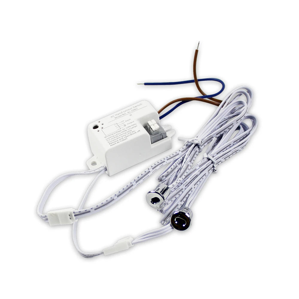 220V Detachable Touch Sensor Cabinet Switch 100W Hand-Wave Motion Control for Home Automation