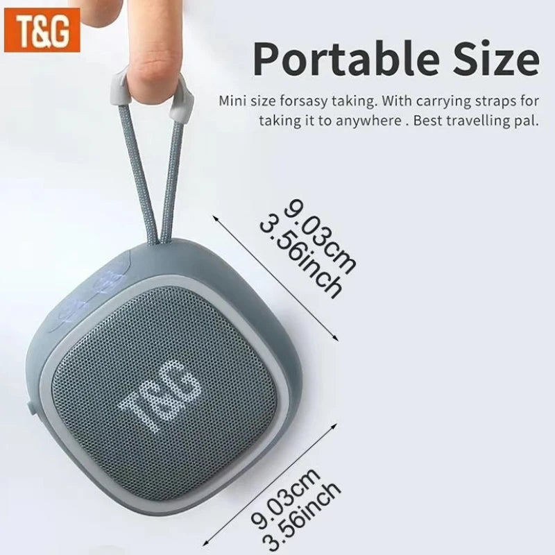 Mini Bluetooth Speaker IPX4 Portable Wireless TWS Stereo TF Card FM HIFI
