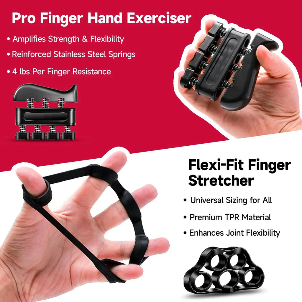 Adjustable Hand Gripper 5–60 kg (11–132 lb) - Hand Strengthener & Finger Exerciser Wrist Trainer