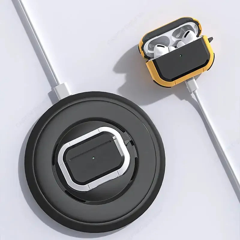 Silicone Protective Case for AirPods Pro - USB-C Charging Port Access, Glow Luminous Anti-Lost Earbud Cover