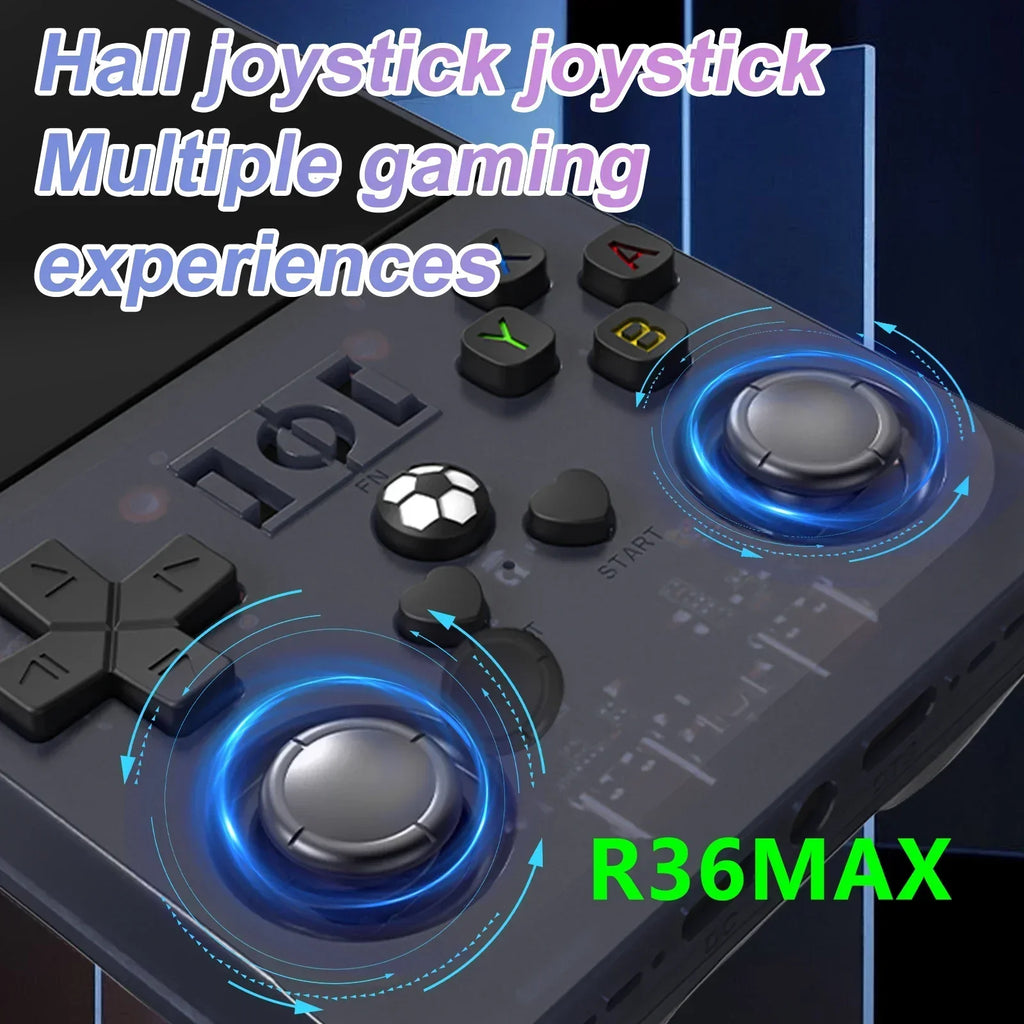 Handheld Retro Game Console 4.0-inch (10.2 cm) IPS 720x720, 64GB/128GB, 22,000 Preloaded Games, Linux, USB-C Charging