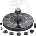 Solar Floating Fountain Pump for Bird Baths and Garden Ponds, 8-Nozzle — 13/16/18 cm (5.1/6.3/7.1 in)