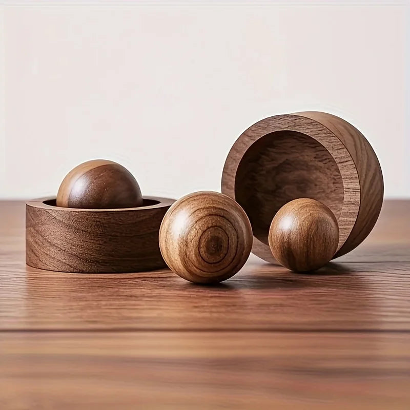 Wooden Spherical Essential Oil Diffuser for Car & Home - Aroma Diffuser for Bedroom