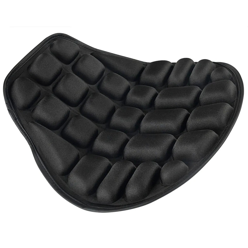 EVA Foam Motorcycle Seat Cushion Pad 340x360mm (13.4x14.2 in) Universal Breathable Shock-Absorbing Bike Seat