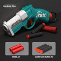 Mini Shell-Throwing Foam Dart Blaster Pistol - Soft Bullet Launcher for Kids Outdoor Play