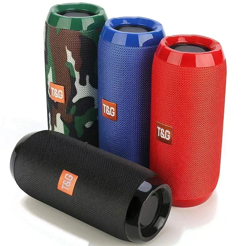 Portable 10W Bluetooth 5.0 Speaker — IPX5 Waterproof, 1200mAh, 10-Hour Playtime, TF/USB/FM, Handsfree Call