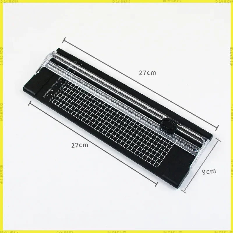 Mini Portable A4 Paper Trimmer – Manual Plastic Photo & Craft Cutter for Office and DIY