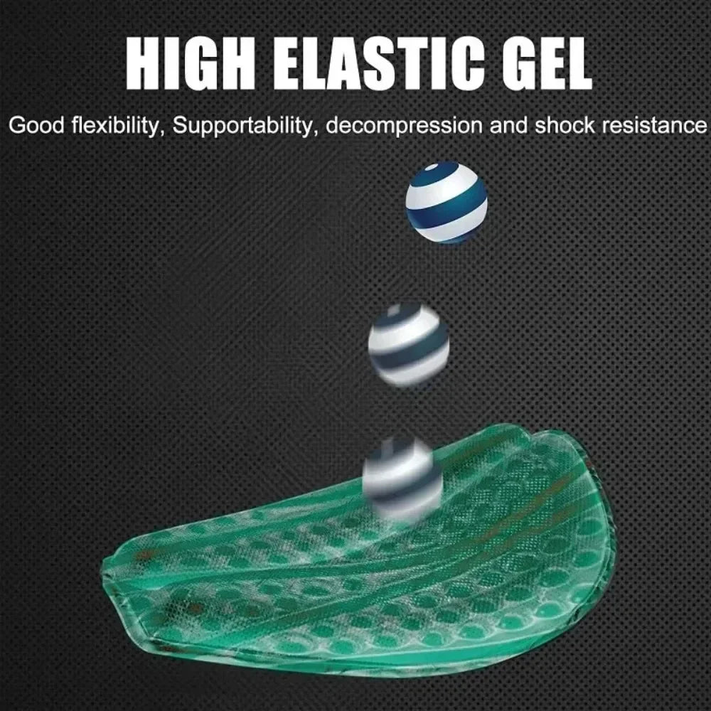 Motorcycle Seat Cushion 3D Honeycomb Gel Pad Anti-Slip Pressure Relief 15.75 x 14.37 in (40 x 36.5 cm)