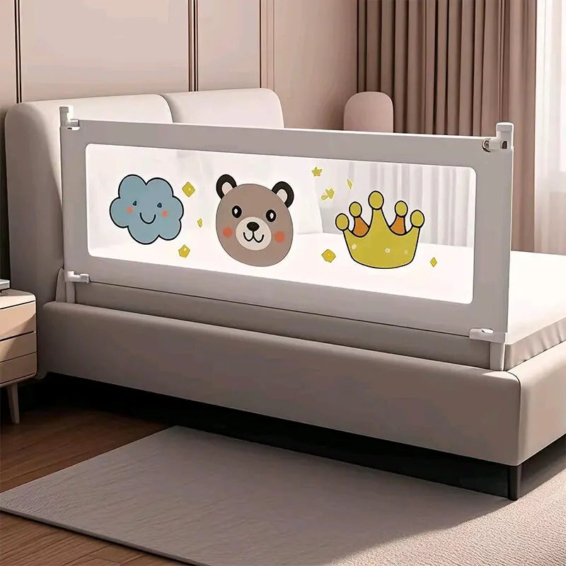 Baby & Toddler Bed Rail Anti-Fall Safety Guard - Side Bed Barrier Fits 1.5-2.2 m (59-87 in)