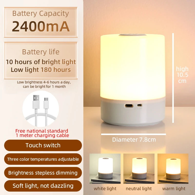 LED Motion Sensor Cabinet Light 15.7 in (40 cm) Dimmable Rechargeable Wireless Night Lamp for Kitchen Closet Wardrobe Living Room 3 Color Temperatures