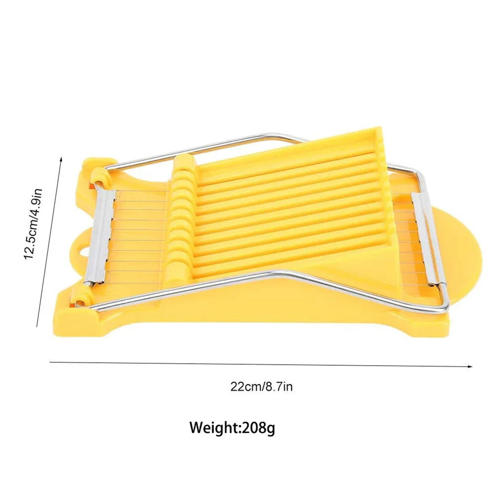 Multi-Function Stainless Steel Egg & Luncheon Meat Slicer, Banana Cheese Strawberry Cutter Kitchen Gadget