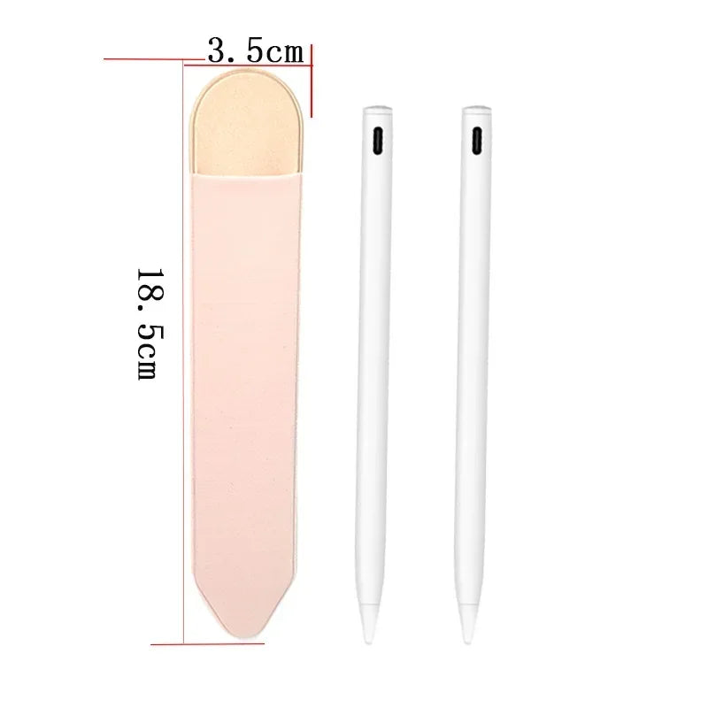 Universal Sticky Stylus Holder Self-Adhesive Sleeve Pouch for Tablet Pencil Stylus Attached Pen Bag Holder