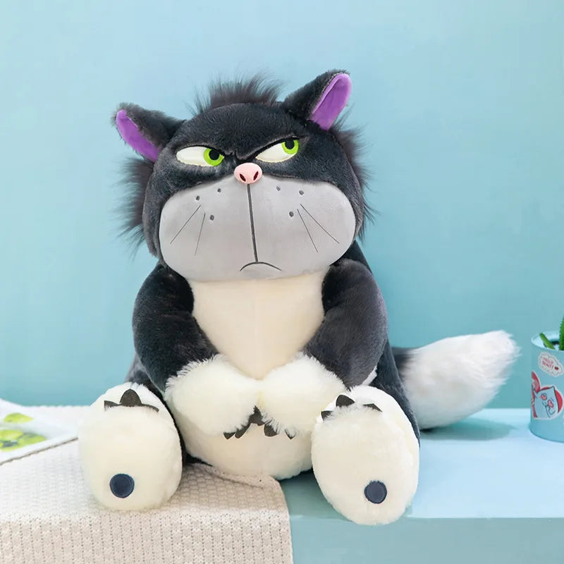 Lucifer Cartoon Cat Plush Doll 30cm (11.8in) Soft Short Plush with PP Cotton Filling - Cute Comfort Pillow Gift for Kids & Teens