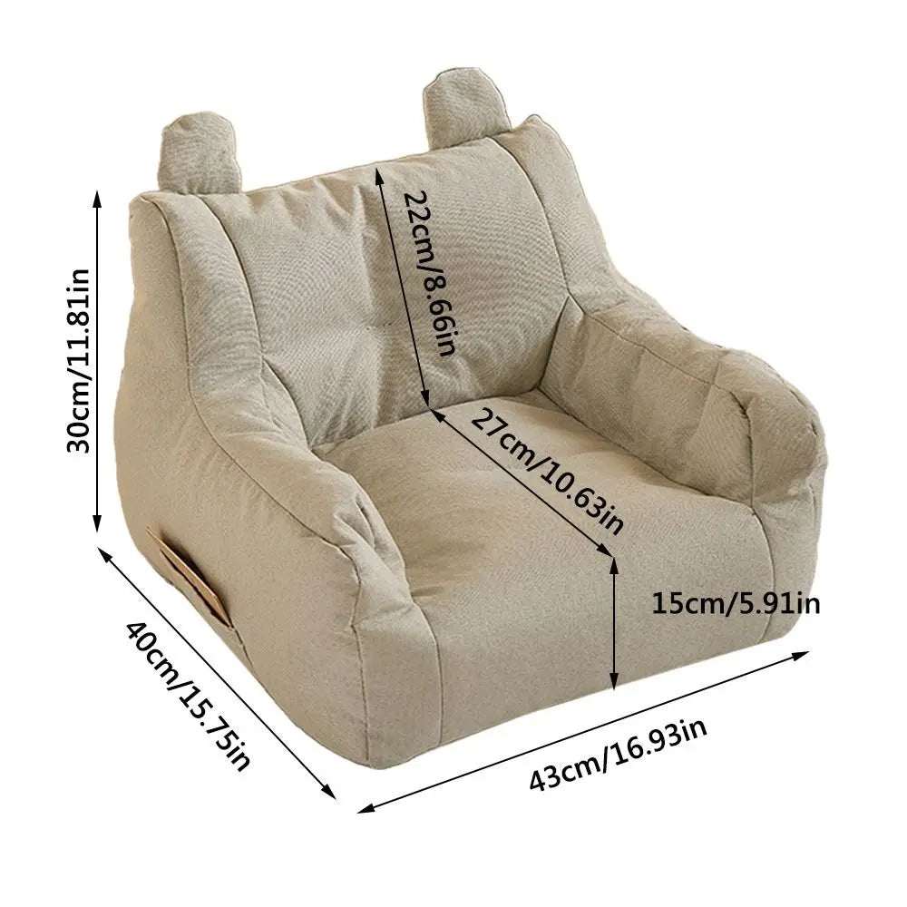 Multicolor Kids Fabric Sofa Chair - Small Children's Armchair 43 x 40 x 30 cm (16.9 x 15.8 x 11.8 in) High-Elastic Foam