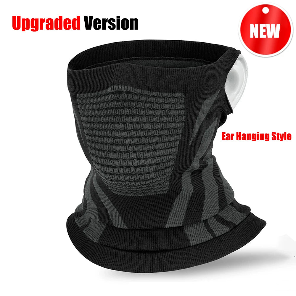 Winter Thermal Neck Gaiter Balaclava – Breathable Elastic Face Mask for Skiing, Cycling, Running & Motorcycling (Unisex)