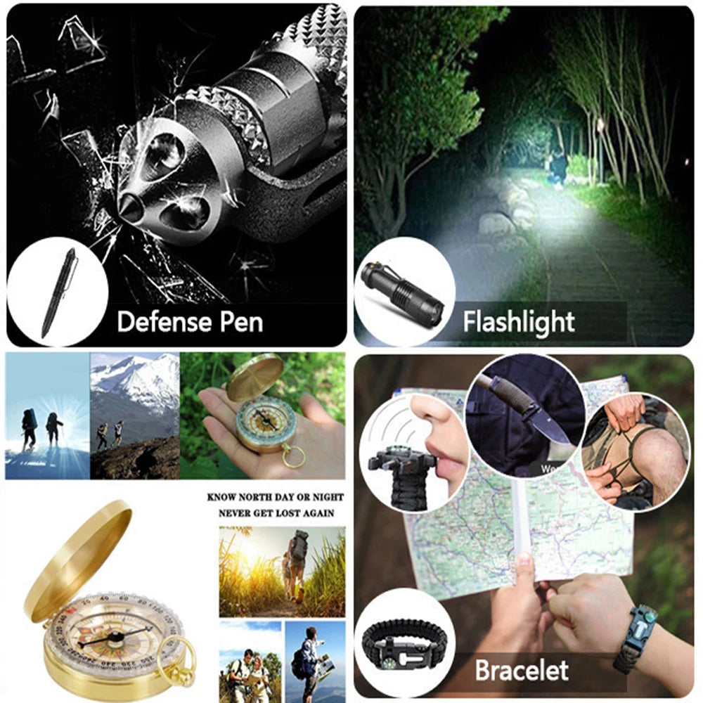 38-in-1 Tactical Survival First Aid Kit – Molle Trauma Emergency Medical Pack for Camping & Hiking