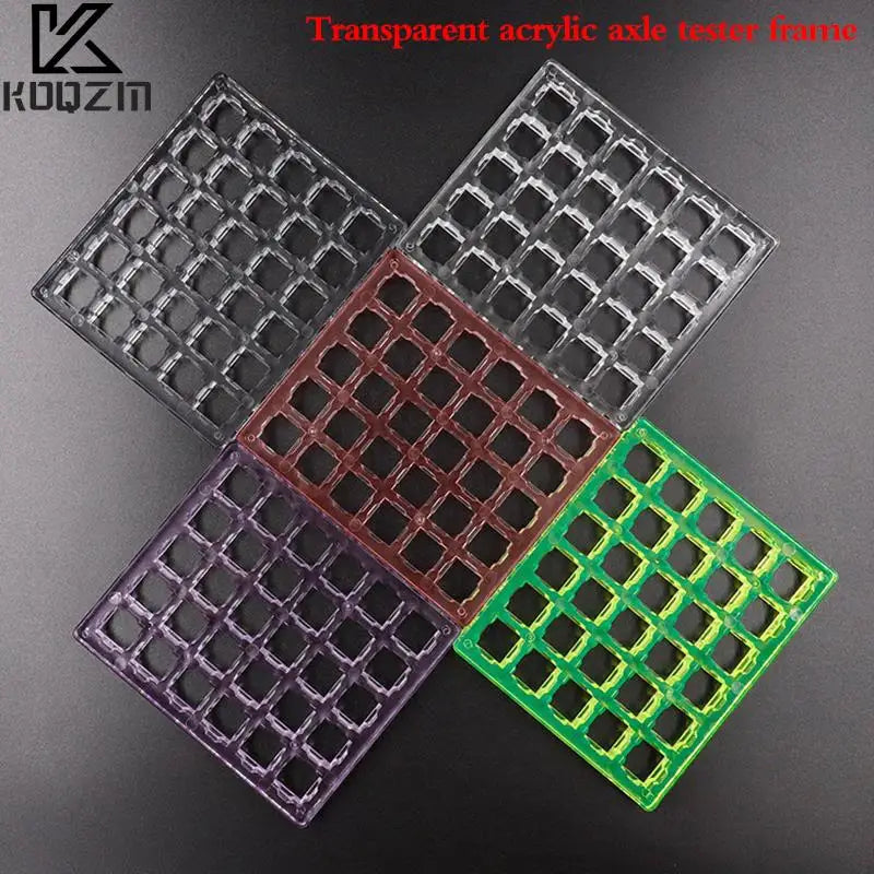 Mechanical Keyboard Switch Tester – Acrylic Base with Metal Bracket, 24/30-Slot USB Tester