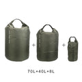 Waterproof Floating Dry Bags – 8L/40L/70L (2.1/10.6/18.5 gal) Roll-Top Sealed Storage Sacks for Boating, Kayaking & Canoeing