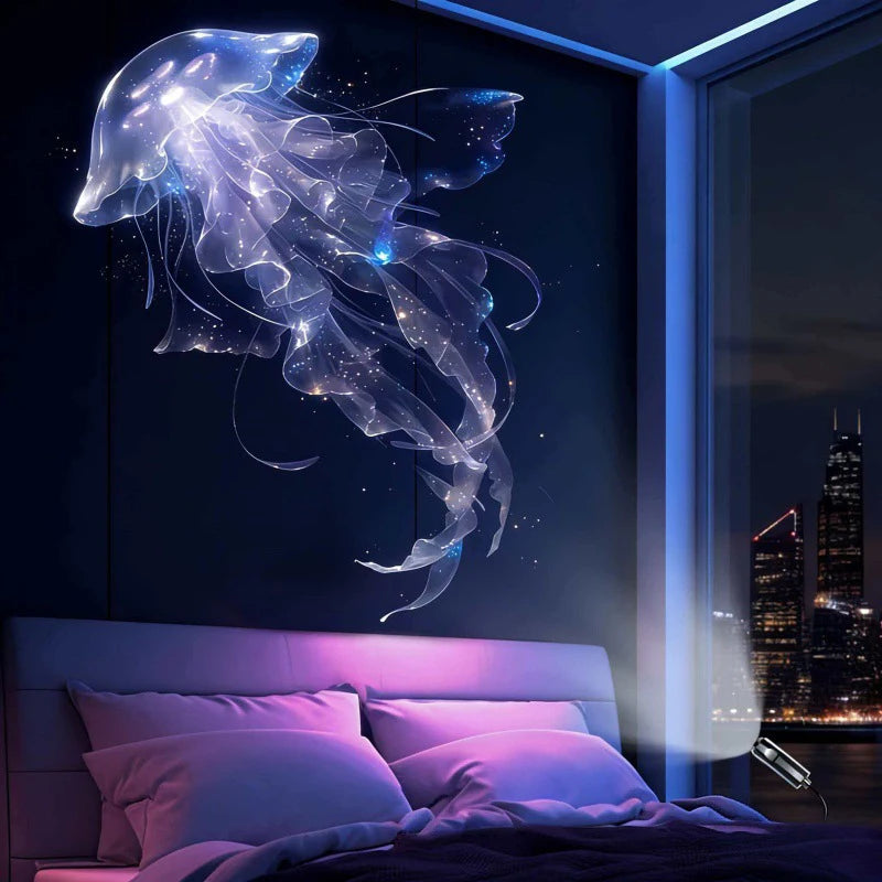 Halloween LED Projector Lamp USB Powered with Interchangeable Slides and Adjustable Gooseneck