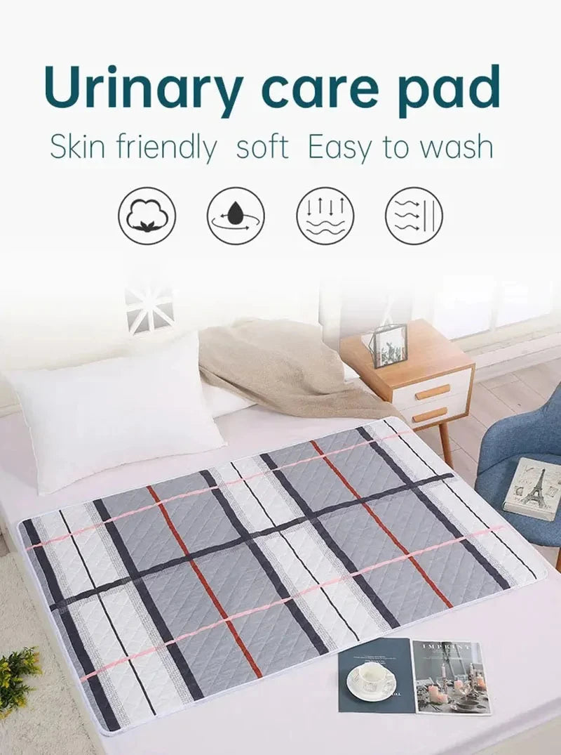 Washable Waterproof Baby & Toddler Mattress Protector Cute Cartoon Reusable Urine Pad 50×70 cm (19.7×27.6 in)