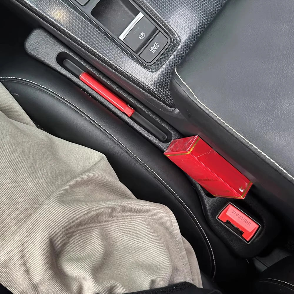 Universal Car Seat Gap Filler – Leak-Proof Side Seam Phone & Wallet Holder