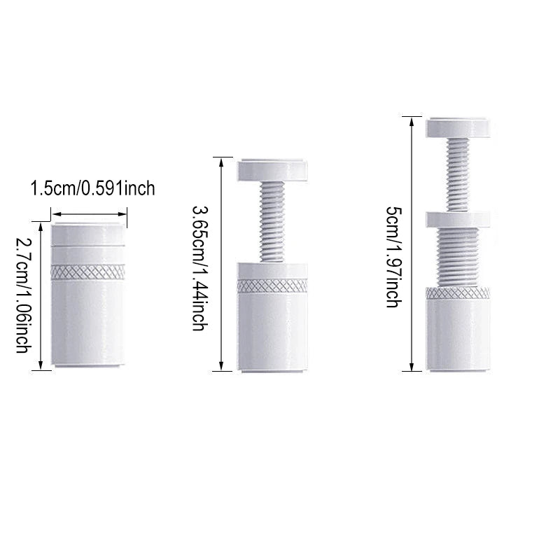 Adjustable GPU Support Bracket 27–120mm (1.06–4.72 in) White Aluminum Graphics Card Anti-Sag Holder