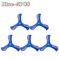 Soft Foam Three-Leaf Boomerang Flying Disc for Kids & Adults, Beginner-Friendly Outdoor Throwing Toy