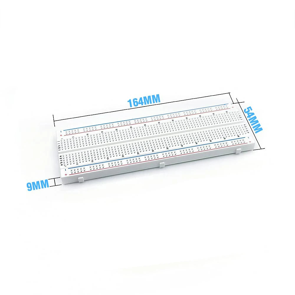 Solderless Breadboard Kit 830/400 Tie-Point with Switchable 3.3V/5V On-Board Regulator