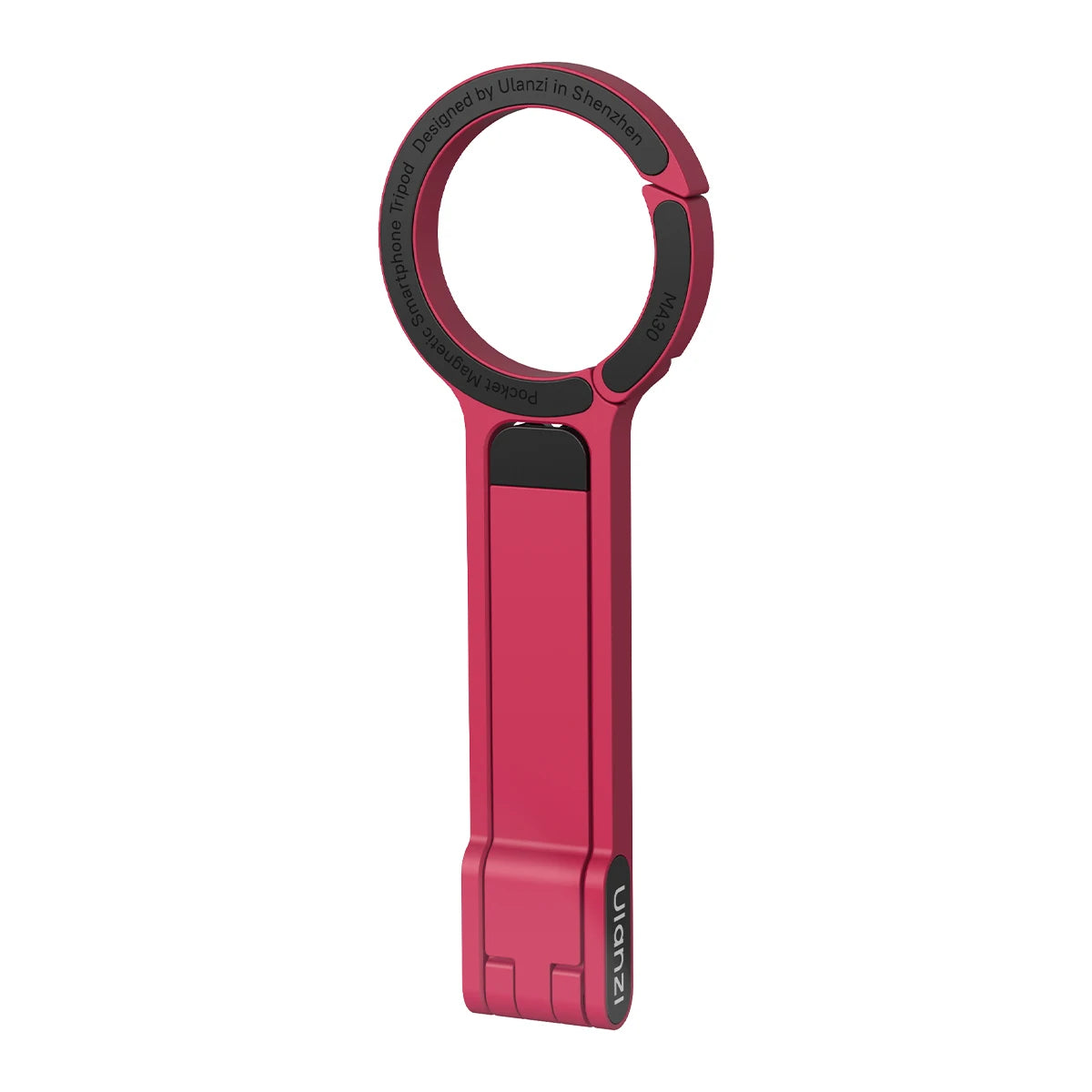Carabiner-Mounted Mini Phone Tripod – Lightweight Aluminum Magnetic Dual-Sided Holder for Vertical & Horizontal Vlogging & Live Streaming