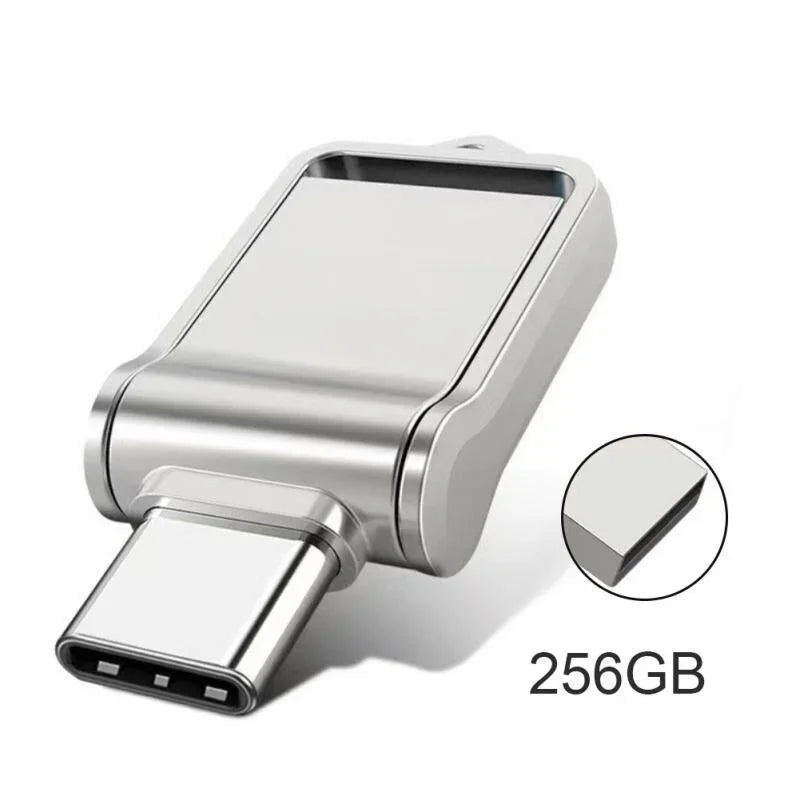 USB 3.2 High-Speed Dual-Interface Flash Drive (Type-C & USB-A Compatible) — 128GB 256GB 512GB 1TB 2TB