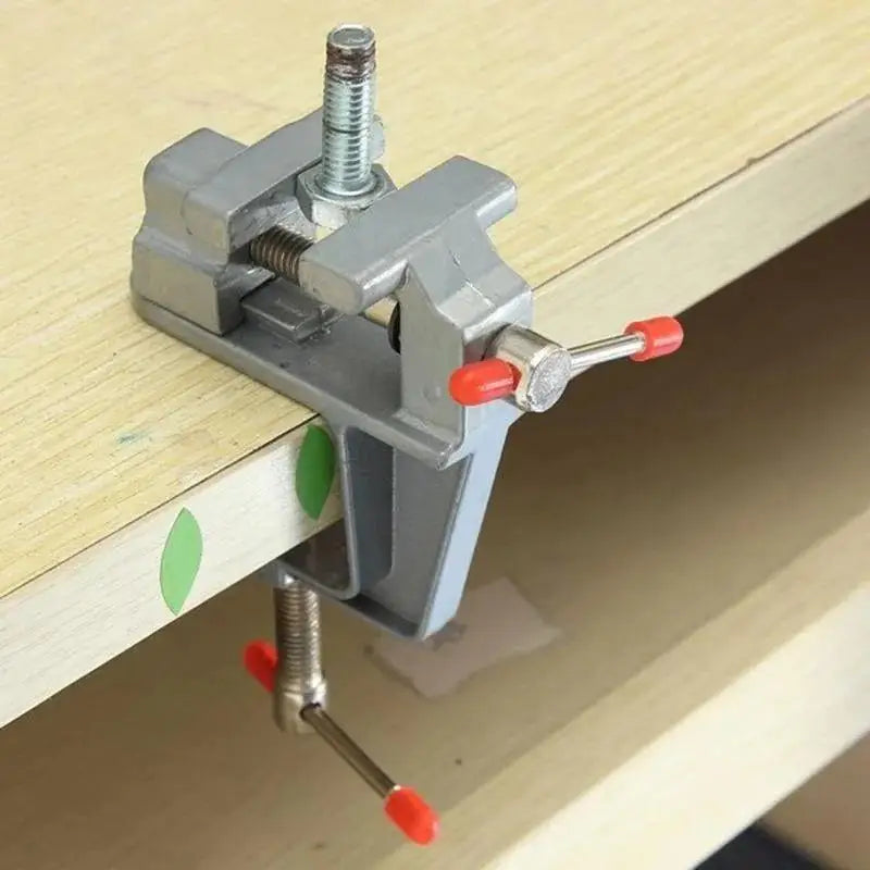 Mini Workbench Vise 3.7 in (9.5 cm) – Aluminum Alloy Precision Clamp for Jewelry, Woodworking & DIY