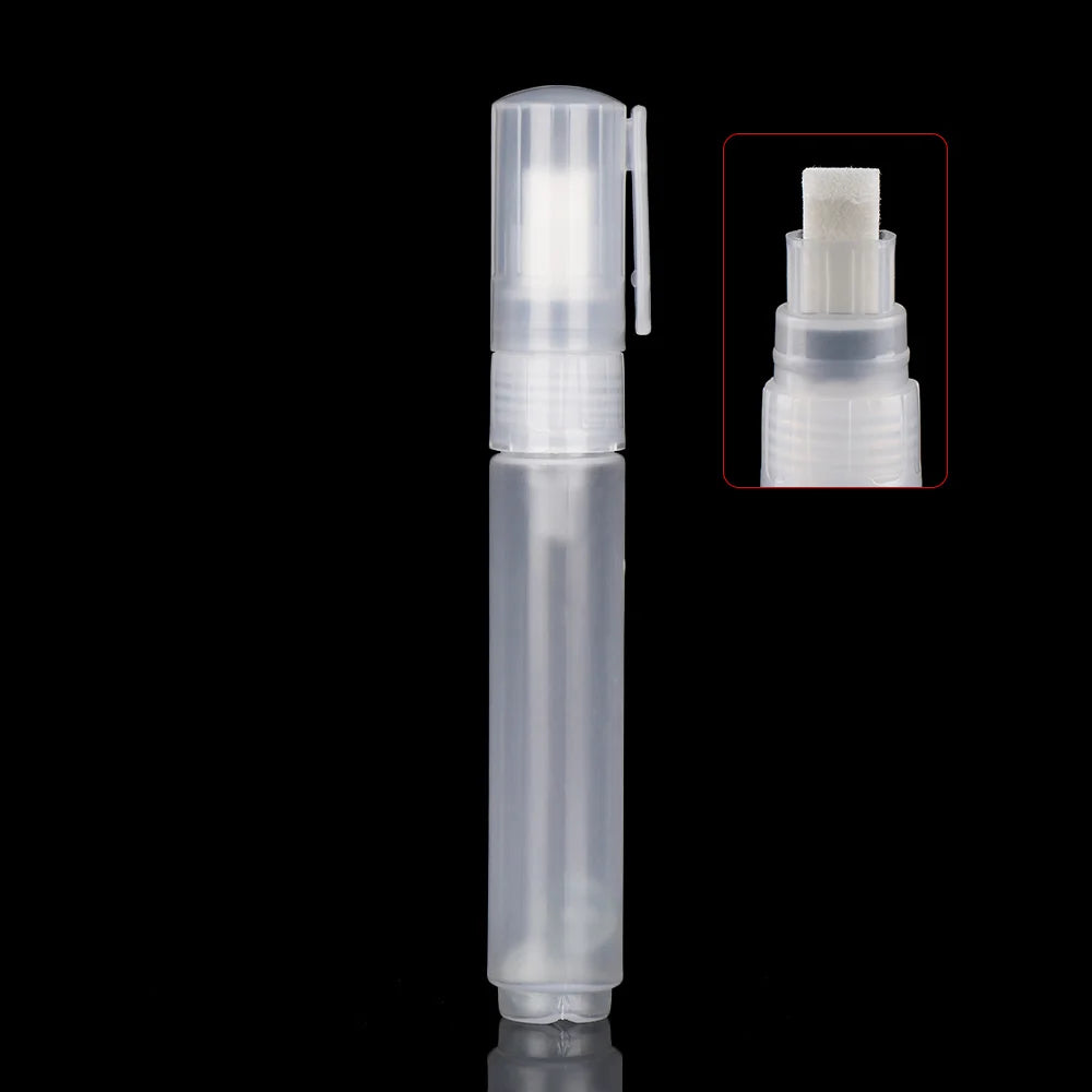Refillable Transparent Empty Paint Pen Rod – Reusable Liquid Ink Marker Accessory for Graffiti & Chalk, Tip Sizes 0.7–50mm (0.03–1.97in)