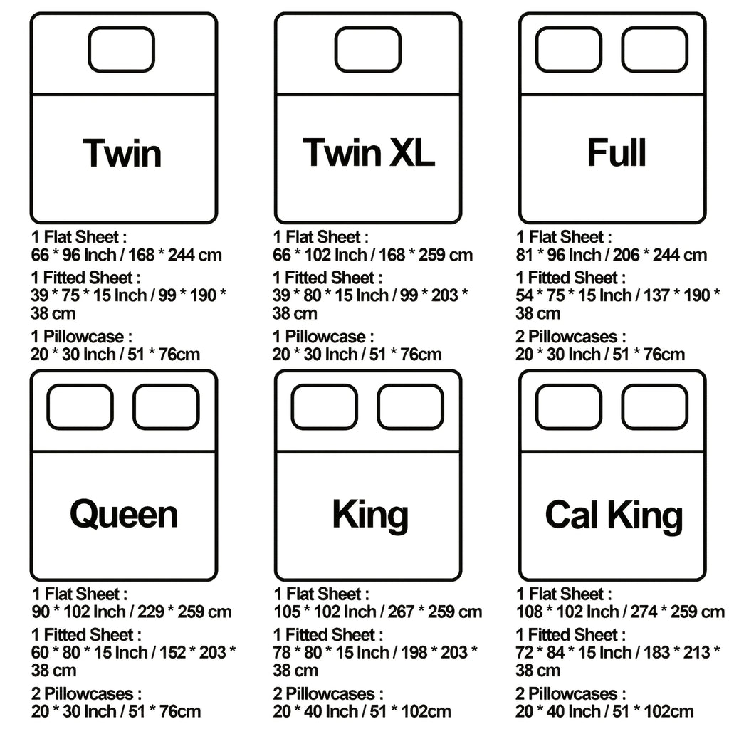 4-Piece Cooling Satin Bed Sheet Set – Breathable Hypoallergenic 500TC Flat Sheet, Fitted Sheet & 2 Pillowcases