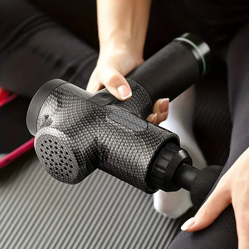 30-Level Deep Tissue Massage Gun – Quiet Percussion Muscle & Neck Massager for Fitness Recovery