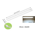 PIR Motion Sensor LED Under-Cabinet Rechargeable Night Light — Dimmable Magnetic Closet Stair Kitchen Light Bar (10–50 cm / 4–20 in)