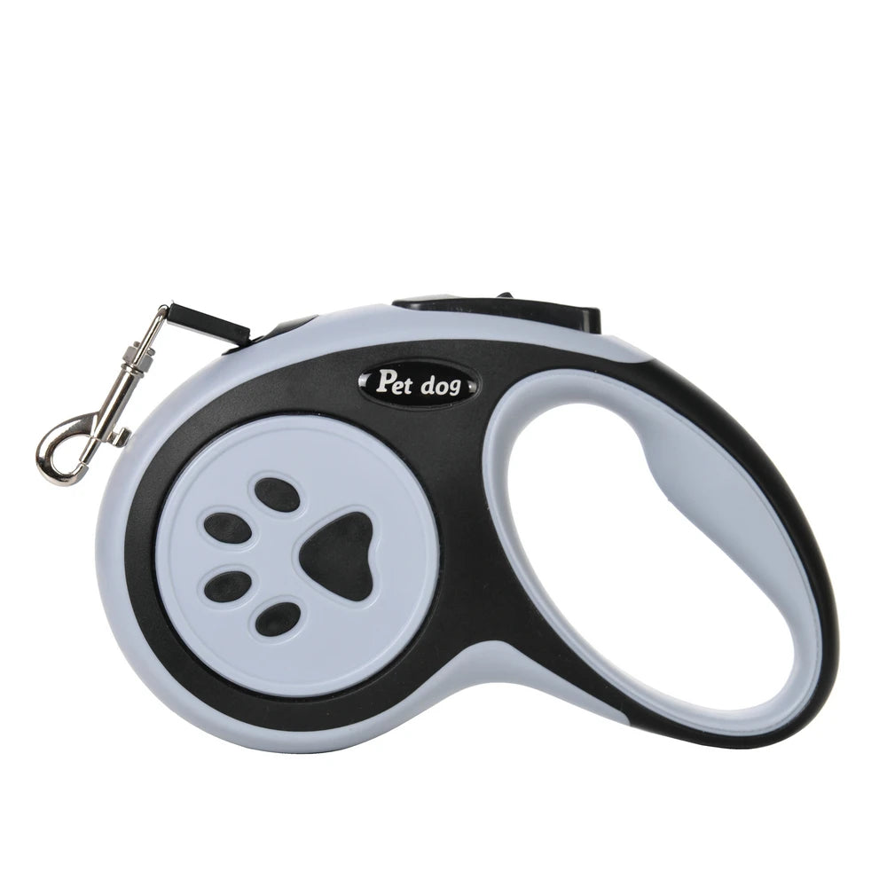 Retractable Dog Leash 3m/5m (9.8/16.4 ft) Nylon Automatic Extending Leash with Quick-Release for Dogs & Cats