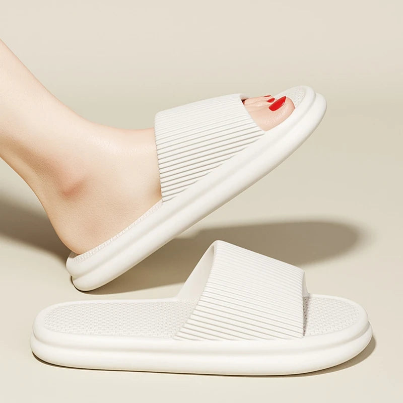 EVA Slide Sandals for Women & Men - Lightweight Non-Slip Home, Beach & Bathroom Slippers